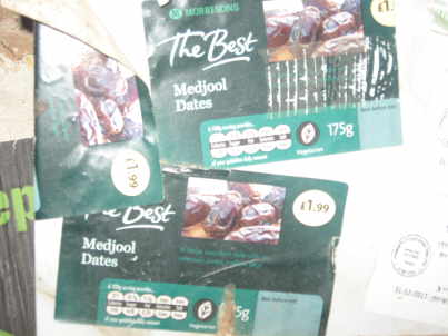 Labels manufactured for packaging Morrisons own brand dates found in Tomer