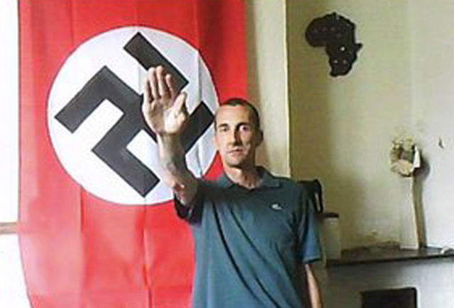 Bryan Powell Nazi Salute