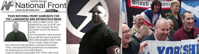 NF candidate & Swansea protestor Adam Lloyd