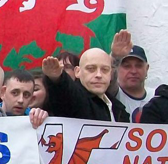 Eddie Stampton trying to dry out a damp hand