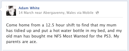 Grown adult, Nazi nut-hatch, and mummy's boy...