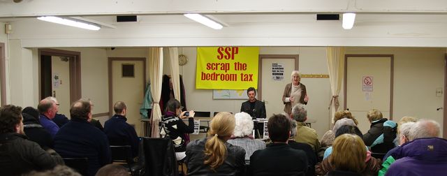 Meeting in Fullarton Community Centre