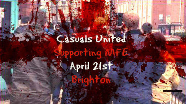 Casuals United supporting MFE visit to Brighton