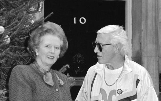 Margaret Thatcher + Jimmy Savile