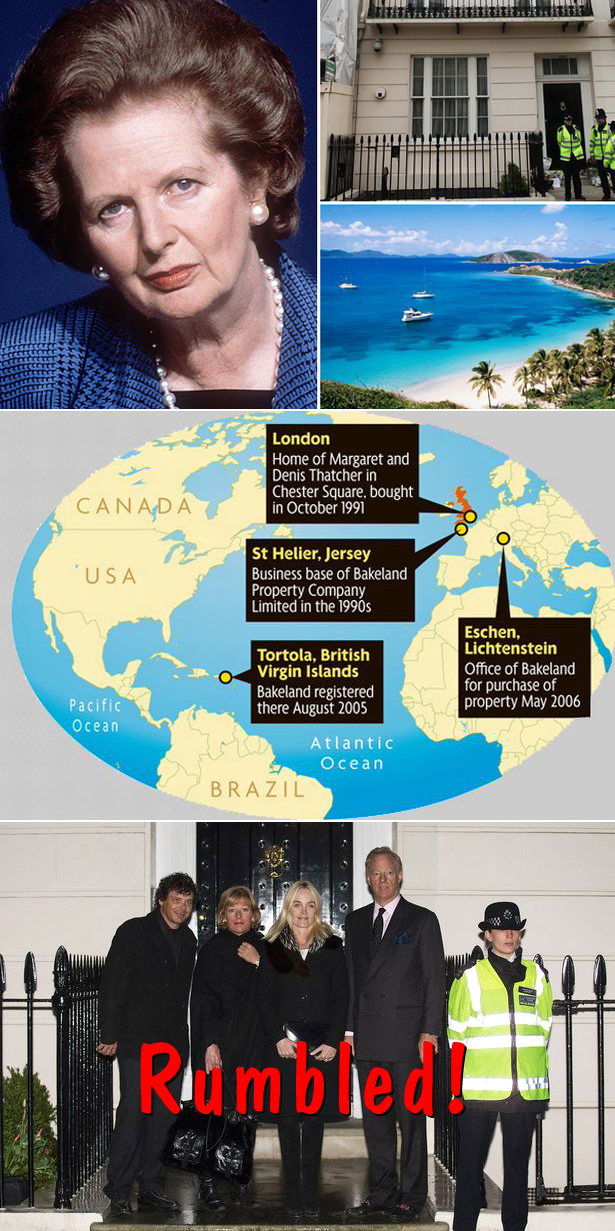 Thatcher Family - Fuck patriotism, we're moving our loot to the Virgin Islands
