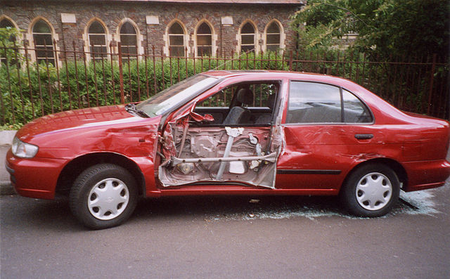 Damaged car near home in Bristol (1 of 5 or more) accompanied by junk/voicemails