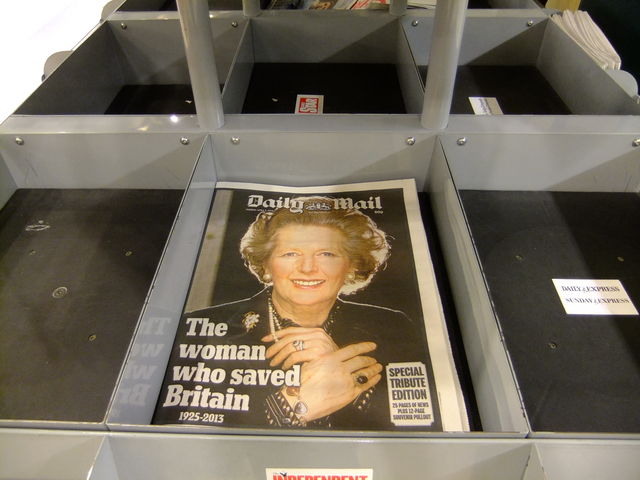 Daily Mail - Maggie Thatcher
