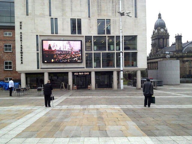 Thatcher Funeral - Leeds City Centre
