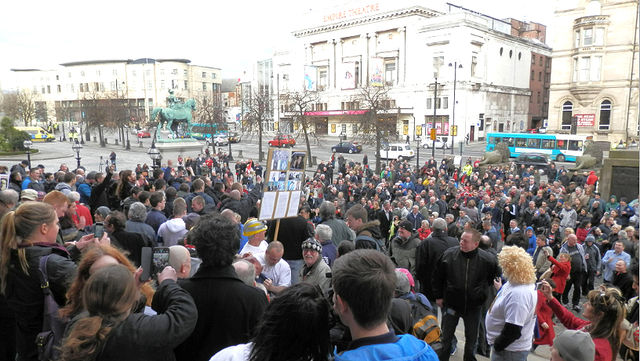 Margaret Thatcher Death Party, Liverpool