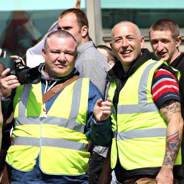 Paul Pitt (right) with unknown photographer (left)