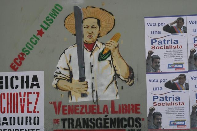 Mural in Caracas Venezuela