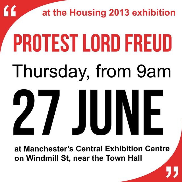 Protest Lord Freud