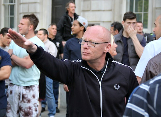 English Defence League, Nazi salute, London, 27 May 2013