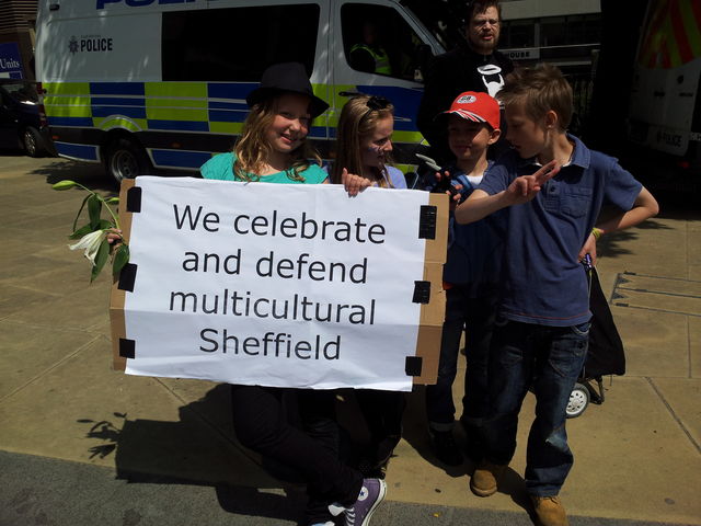 children against hate in Sheffield
