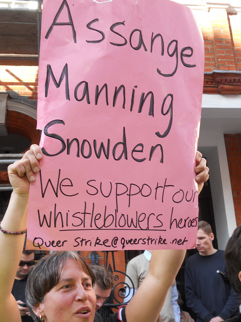 Solidarity with Julian Assange, Bradley Manning and Edward Snowden