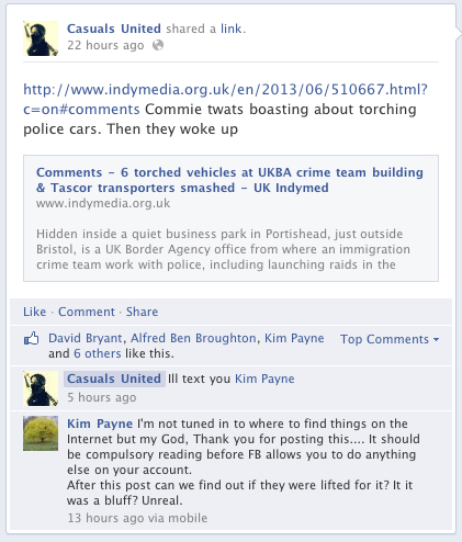 How this action is benefitting Fascists like Casuals United