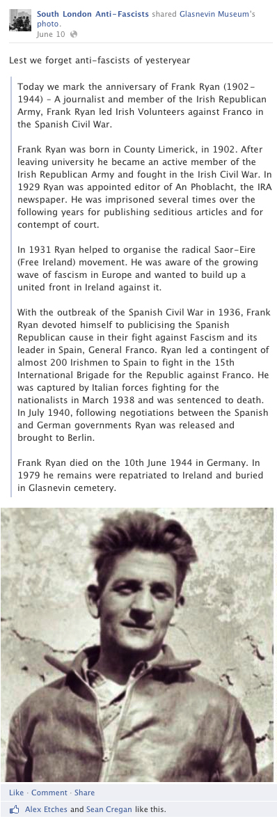 "In July 1940.... Ryan was released and brought to Berlin"