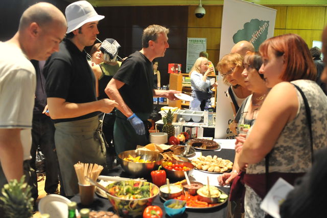 Caterers ChangeKitchen at West Midlands Vegan Festival