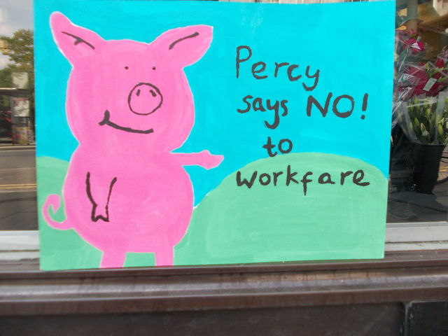Percy says NO! to workfare