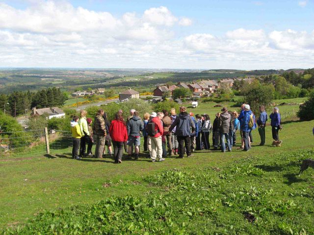 A history walk on the site