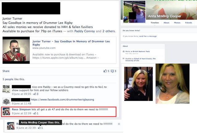 Anita Cooper caught out again.