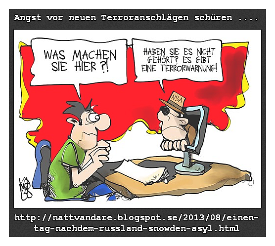 Angst vor neuen Terroranschlägen schüren