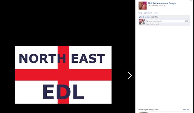Neils support for North East EDL
