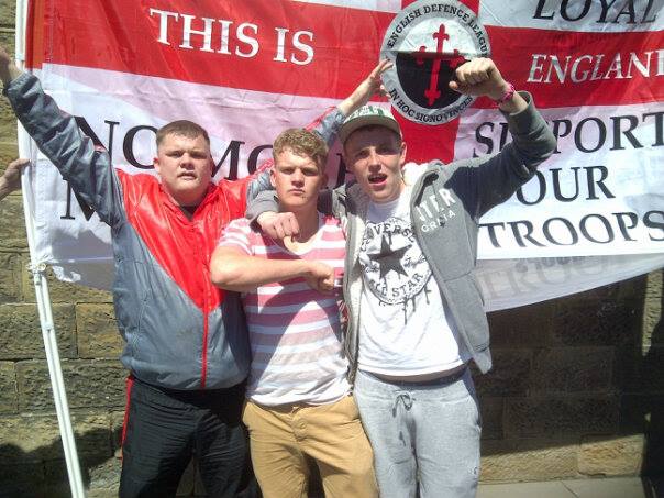 Nicky 'Slash' Lee (far left)Leon Fitzpatrick(center)Rhys Phil Jones (far right)