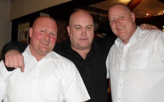 David Young (left), Norman Crannage (centre), Damian Foster (right)