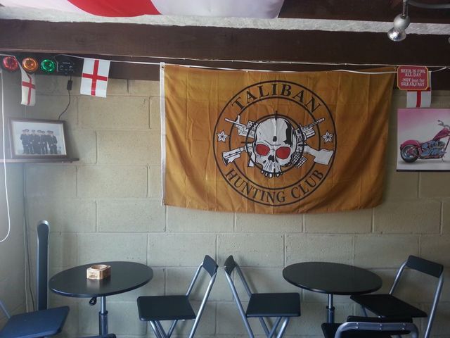 Inside Arthurs fascist bar