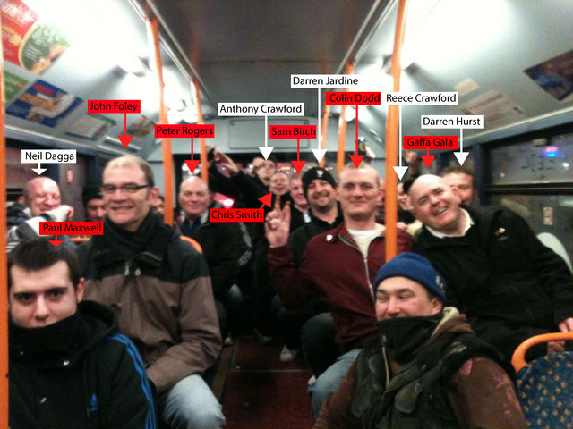 North East EDL on West Road bus