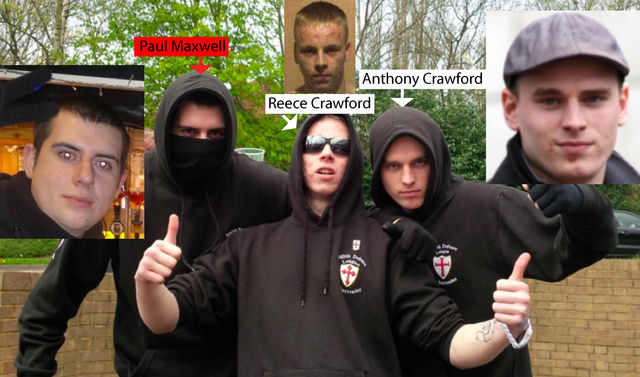 North East EDL members