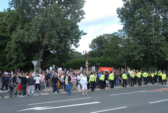 Counter demonstration size