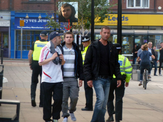 NF supporters in EDL demo