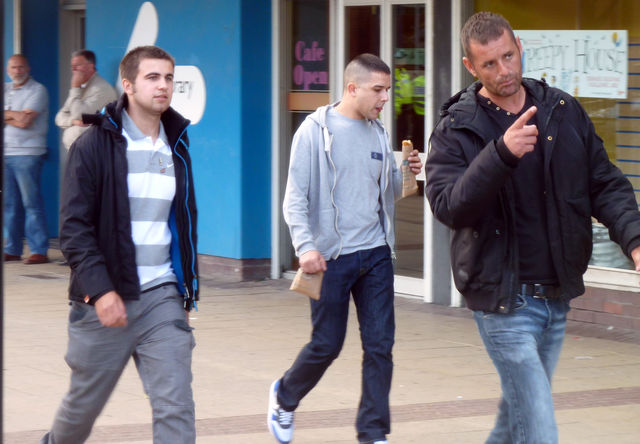 NF supporters in EDL demo