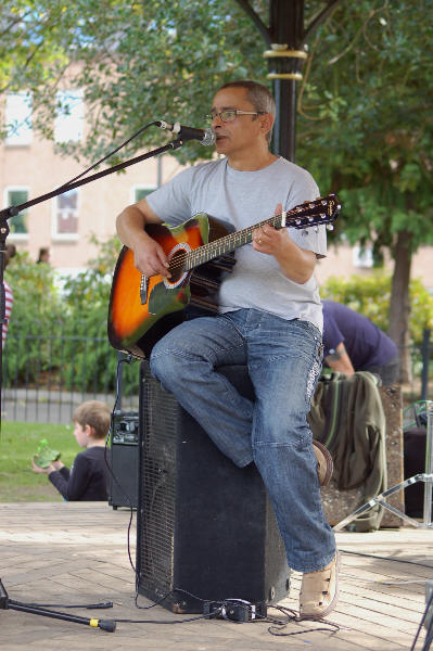 Americo Lima sings Portugese songs of resistance