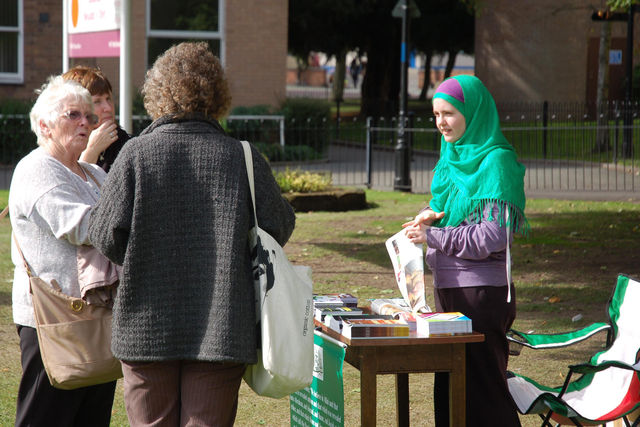 Islamic community's info stall