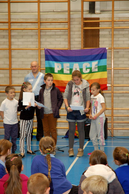 Sharing at the end of the schools day