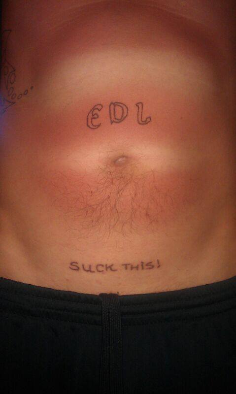 Mark Fosters uncanny EDL tattoo