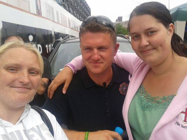 Caroline Ashcroft Teesside EDL member (left) Thomas/Scott's partner (right)