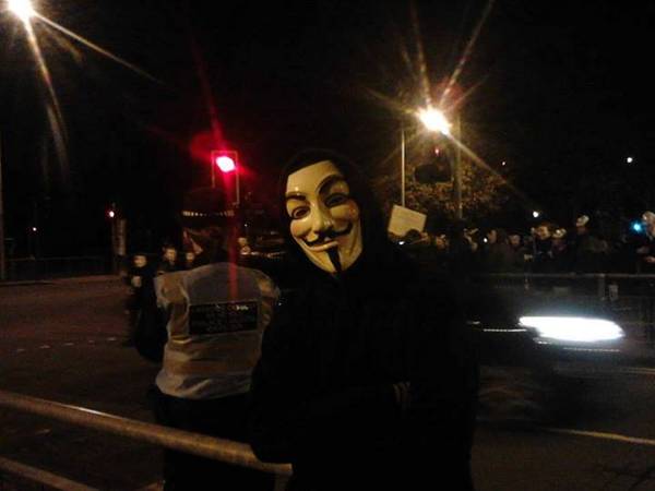 gathering in the park