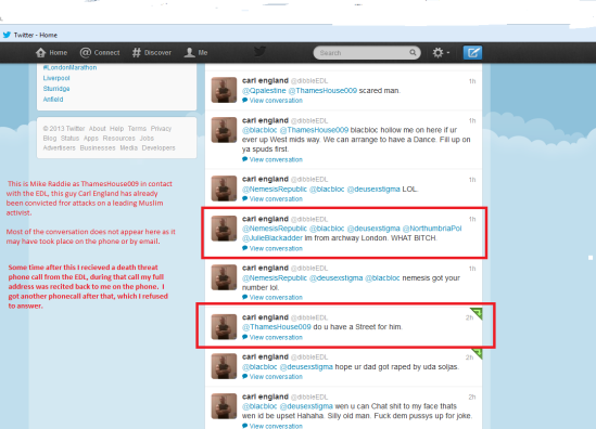 Mike Raddie and the EDL