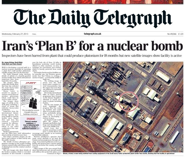 Daily Telegraph, 27 February 2013