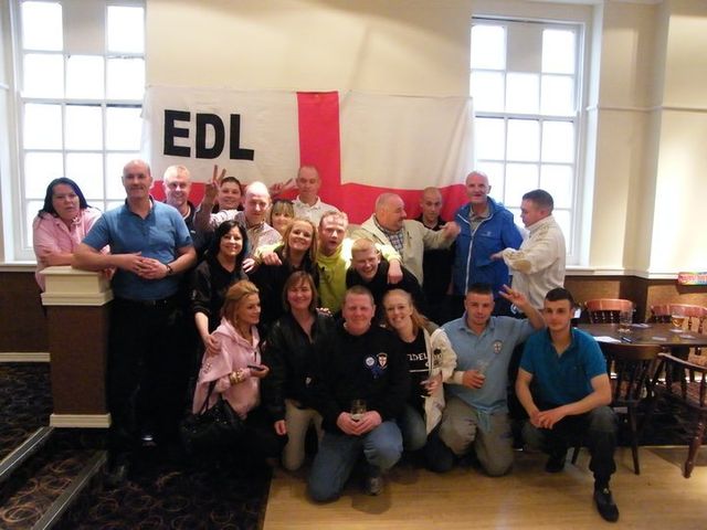 2009 - This is what the North East EDL started with. Alan Spence and others