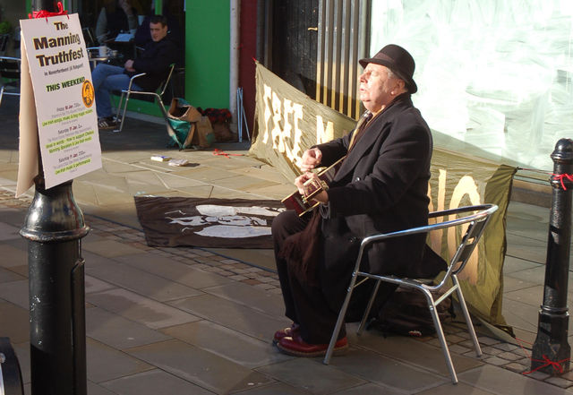 with musical accompaniment