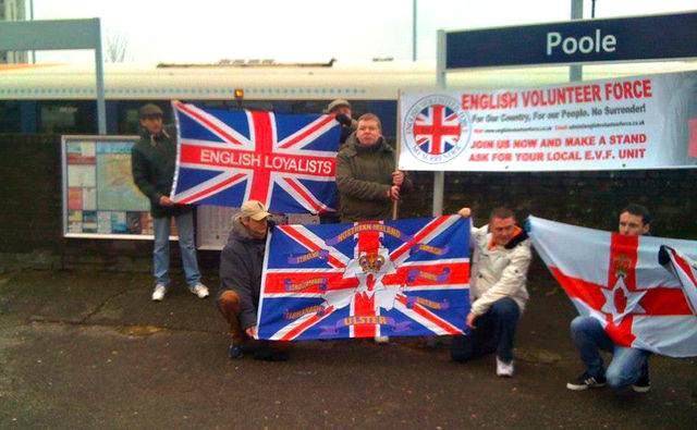 Same Nazi holding EVF banner
