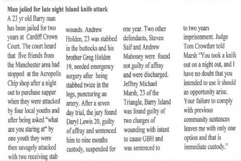 Jeff Marsh - knife attack