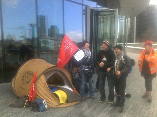 Carry on Camping at City Hall....