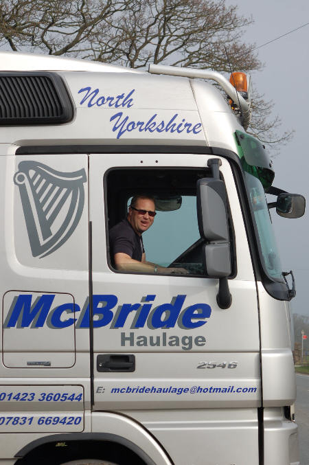 Waiting to join the A534 at the end of the lane