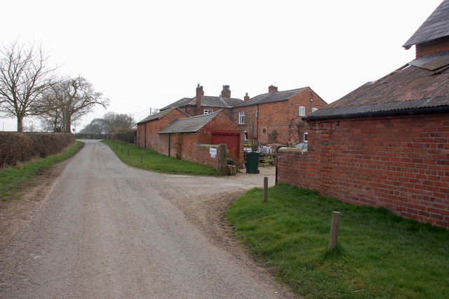 Finally, we're nearly at the main road, B&B on the right